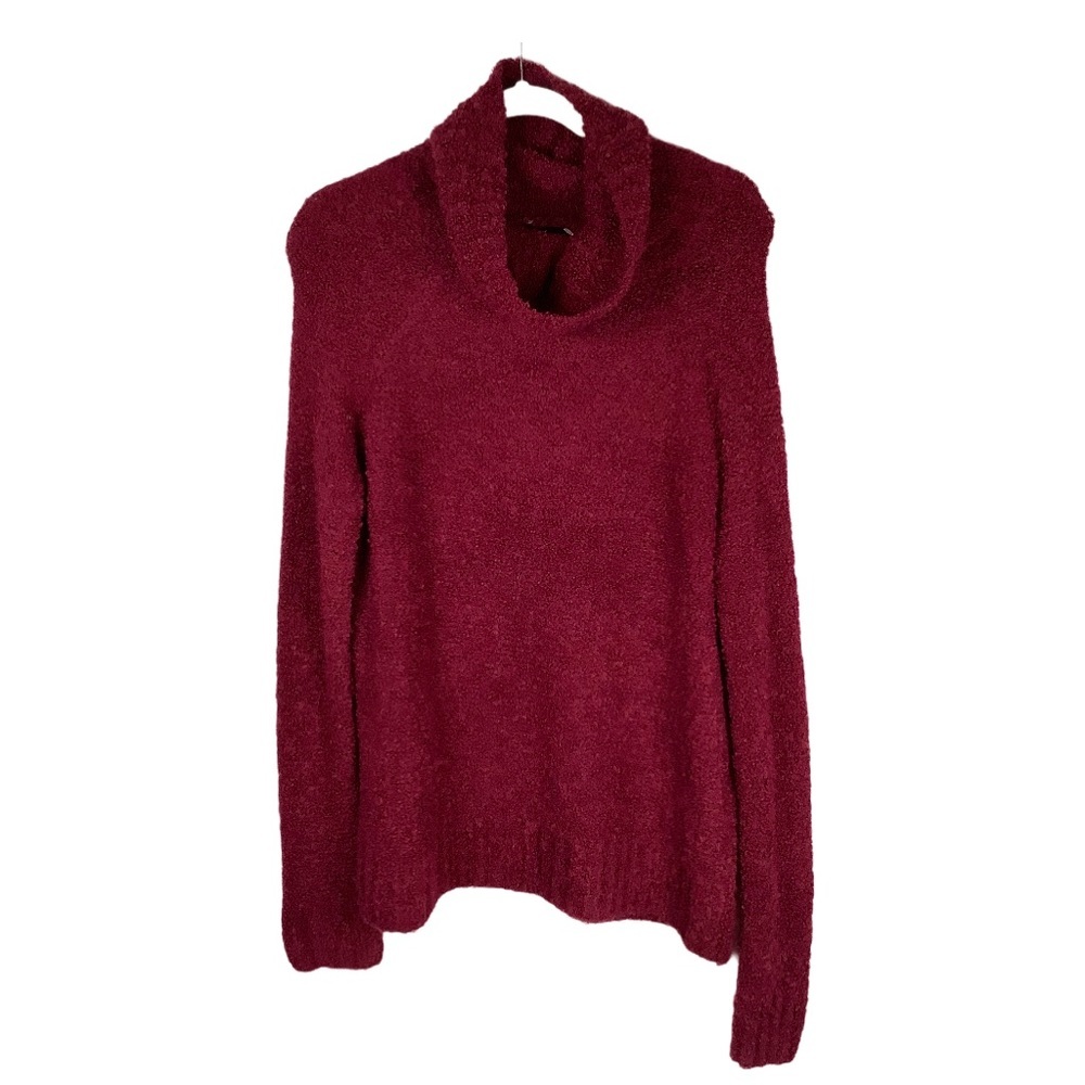 H&M‎ Women Size Large Wool Blend Cowl Neck Oversized Cozy Sweater